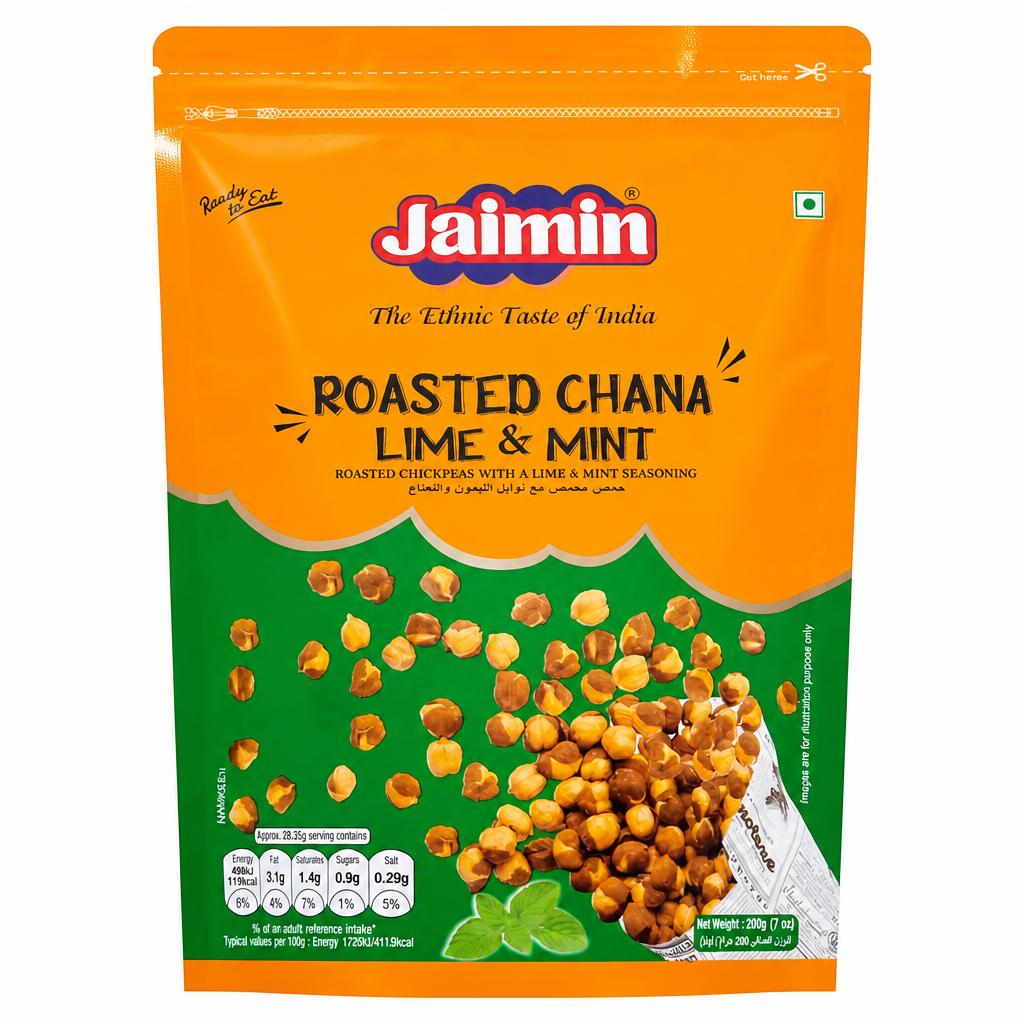 Jaimin 200g Lime & Mint Roasted Chana