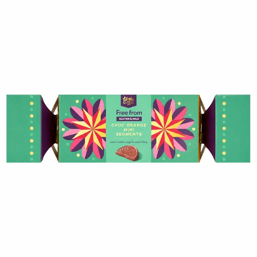 Sainsbury's Free From 90g Chocolate Orange Mini Segments Cracker