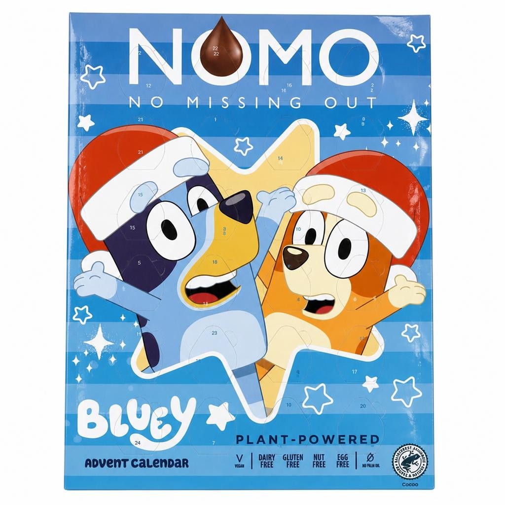 NOMO 70g Bluey Advent Calendar Chocolate