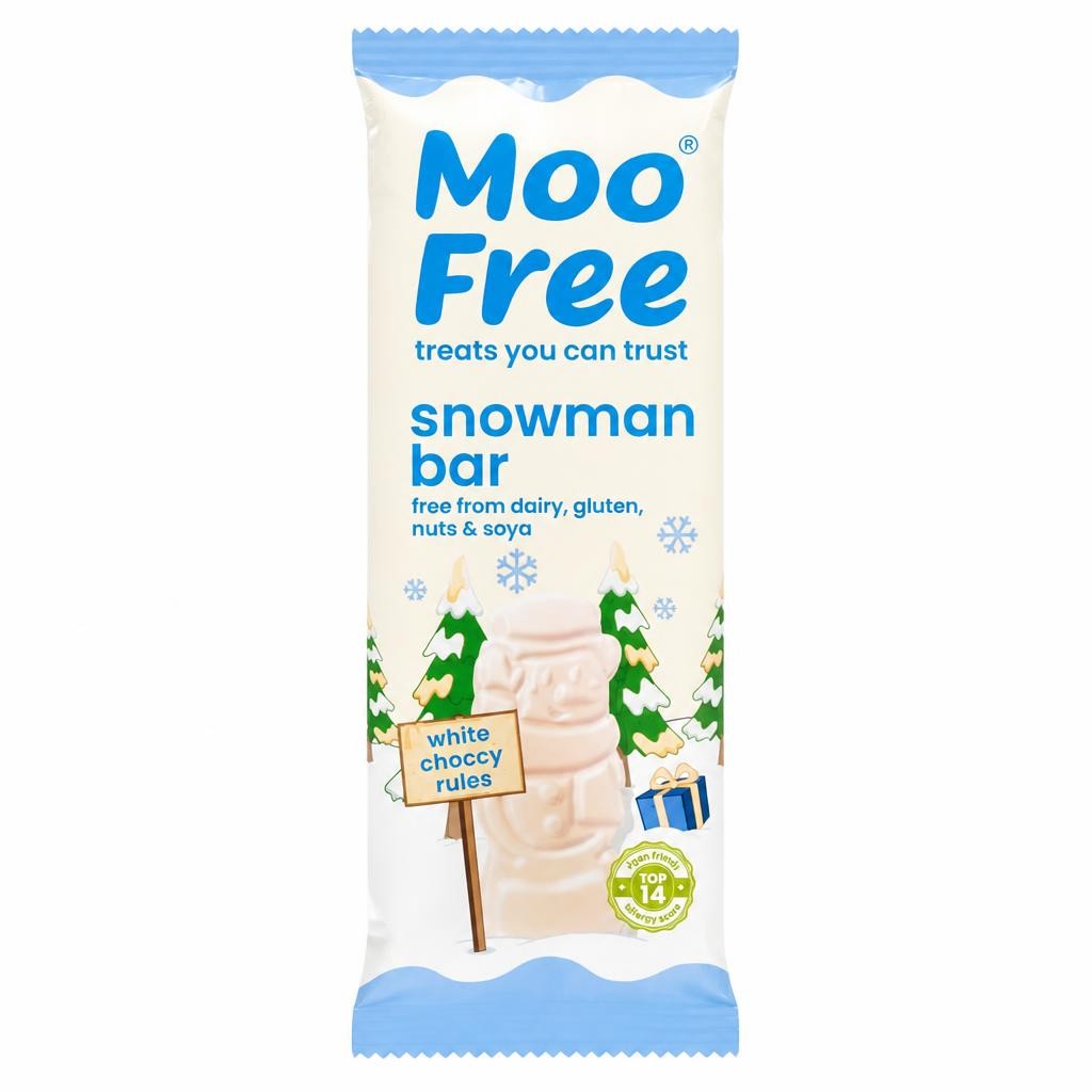Moo Free 30g Snowman Bar