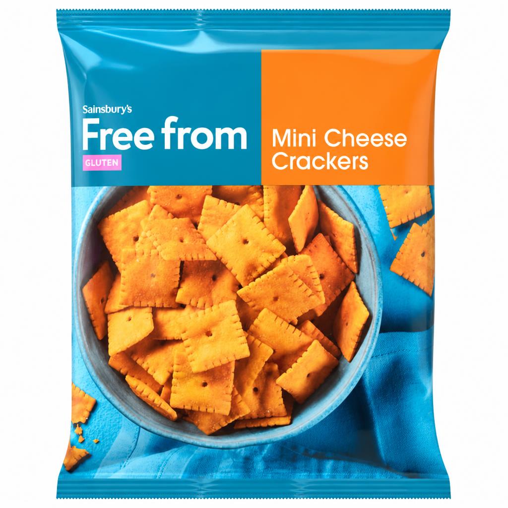 Sainsbury's Free From 100g Mini Cheese Crackers