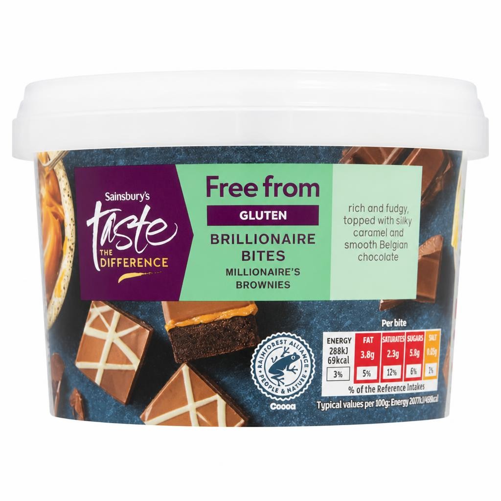 Sainsbury's Free From 172g Brillionaire Bites Chocolate Bites, Taste the Difference