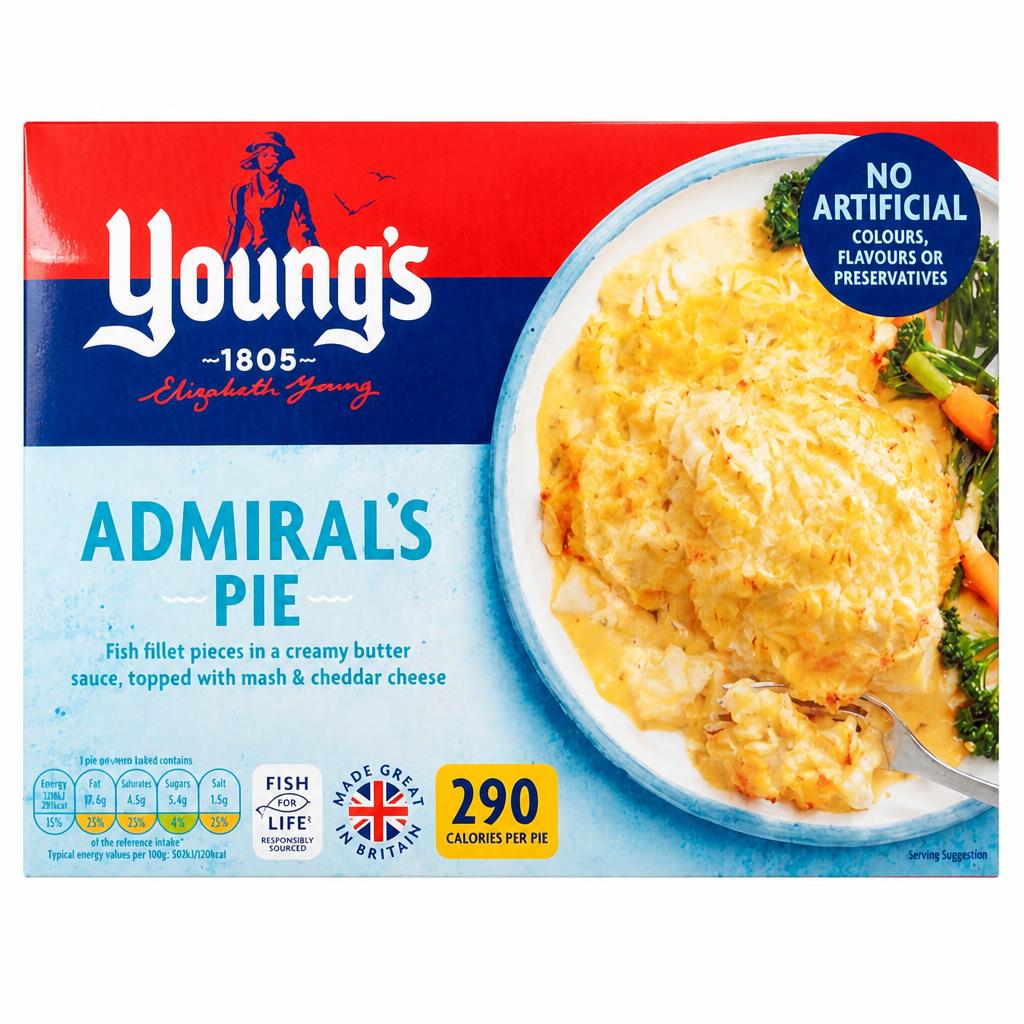 Young's Admirals Pie 300g