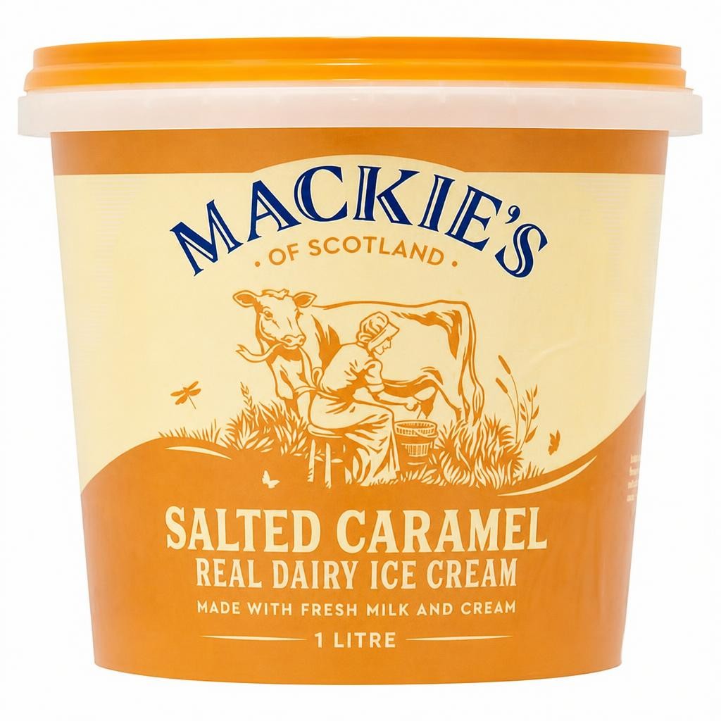 Mackie's Indulgent Ice Cream Salted Caramel 1L