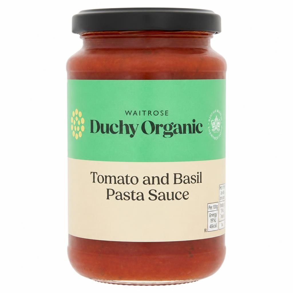 Waitrose Duchy Organic Tomato and Basil Pasta Sauce