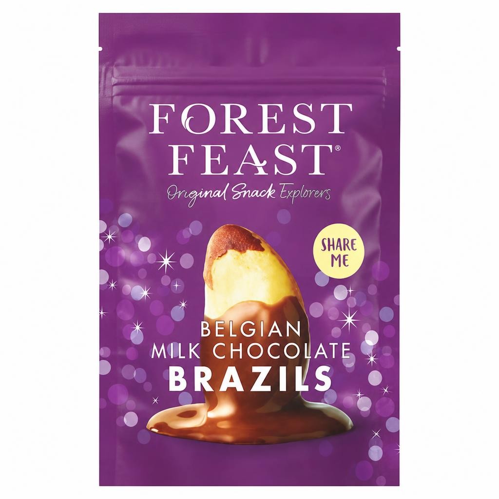 Forest Feast Milk Chocolate Brazils