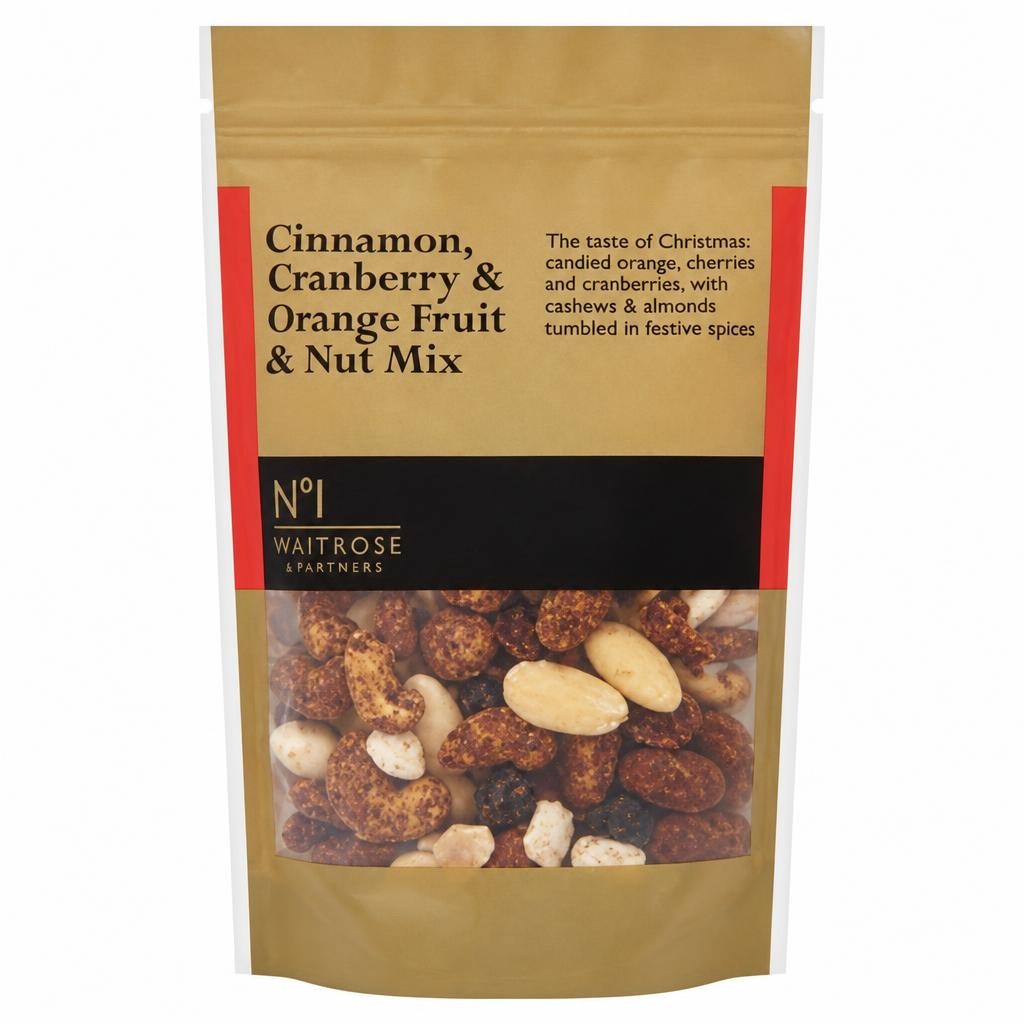 Waitrose No.1 Cinnamon, Cranberry & Orange Fruit & Nut Mix