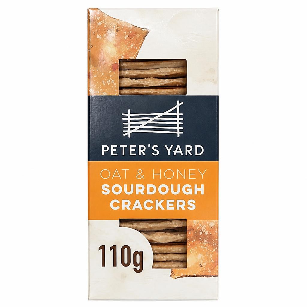 Peter's Yard Oat & Honey Sourdough Crackers