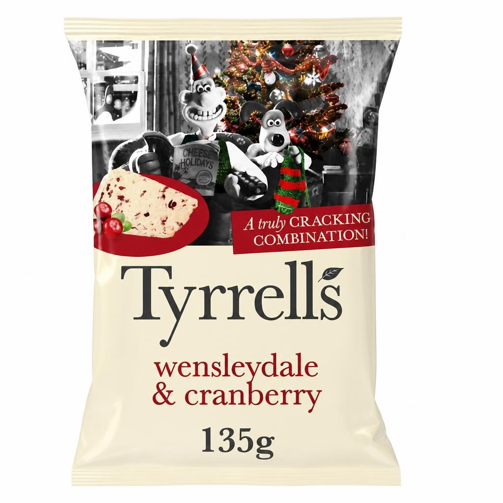 Tyrrells Wensleydale & Cranberry Crisps