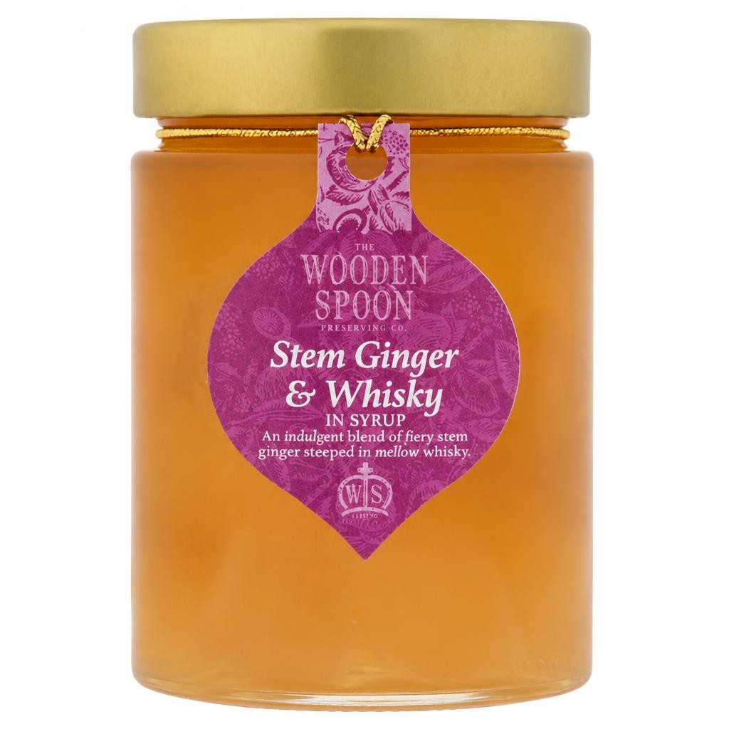 The Wooden Spoon Preserving Company Whole Stem Ginger with Whisky