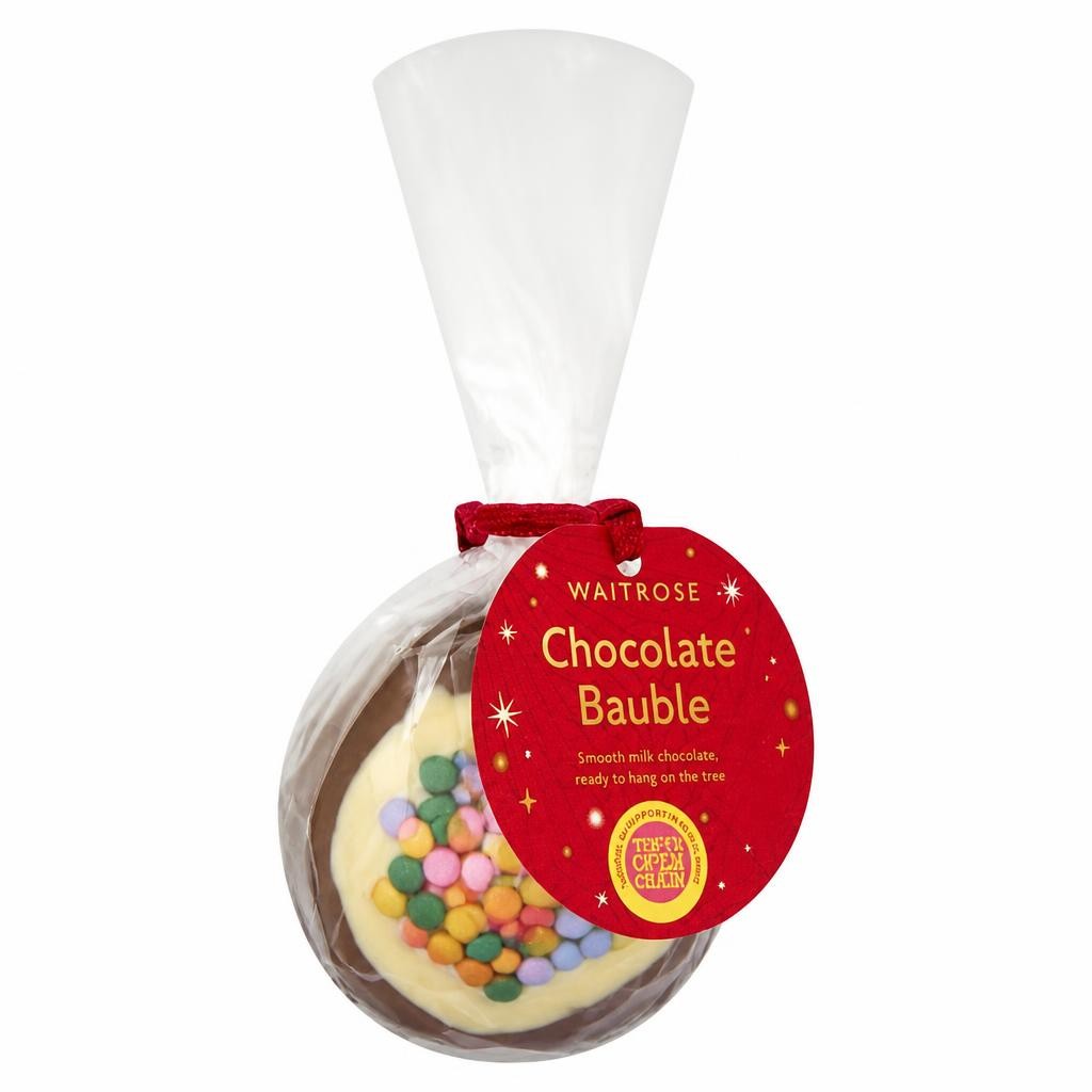 Waitrose Chocolate Bauble