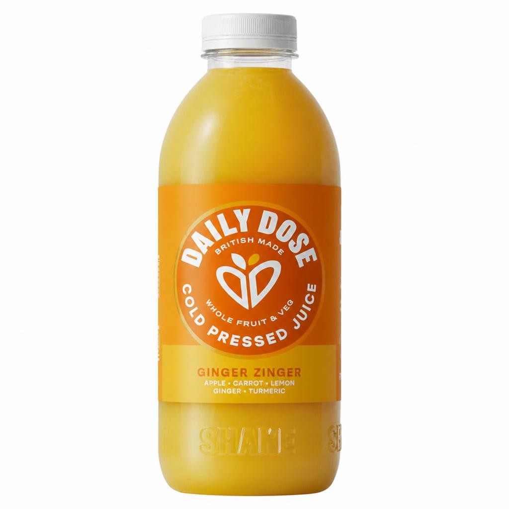 Daily Dose 750ml Cold Pressed Ginger Zinger Juice