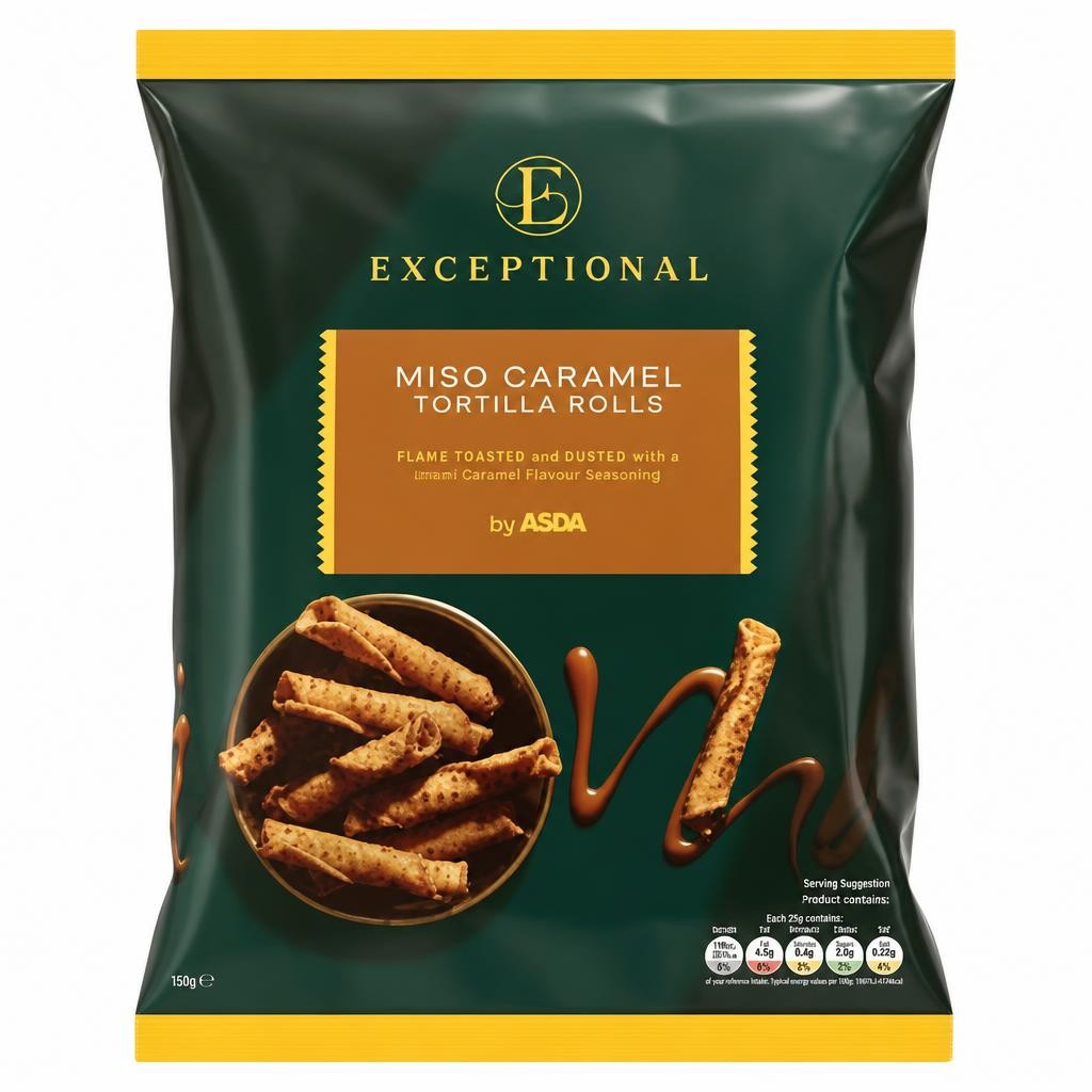 Exceptional by ASDA Exceptional by  Miso Caramel Tortilla Rolls 150g