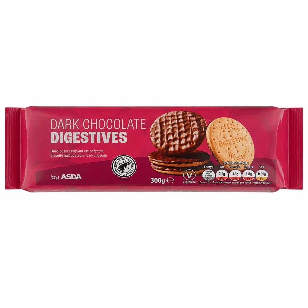 ASDA Dark Chocolate Digestives 300g