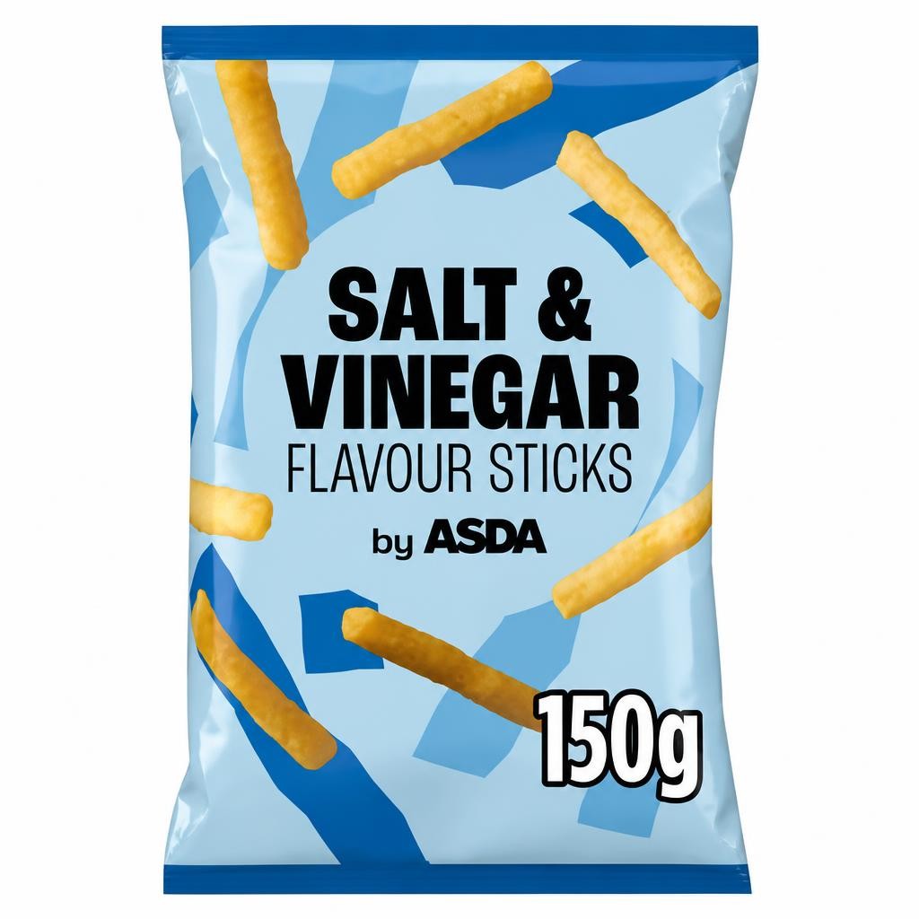 ASDA Salt & Vinegar Flavour Sticks 150g
