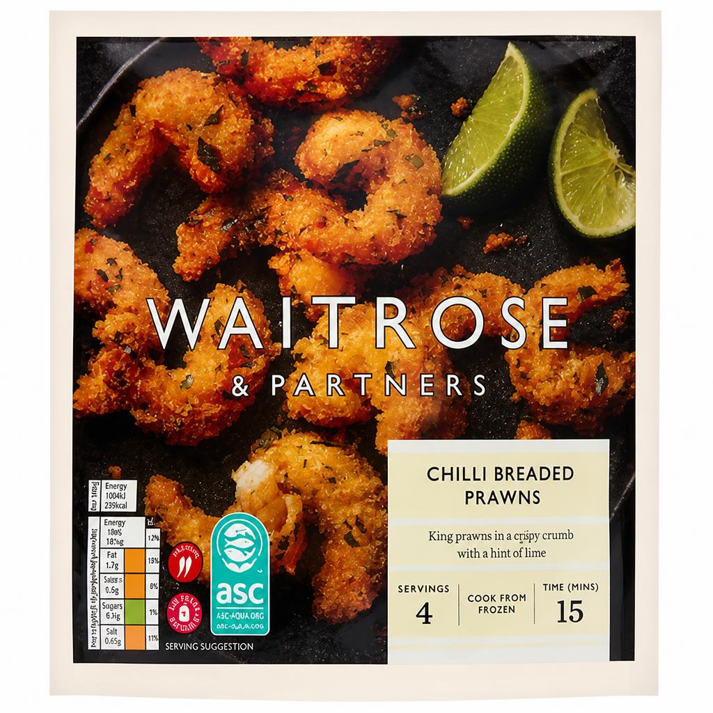 Waitrose Chilli Breaded Prawns
