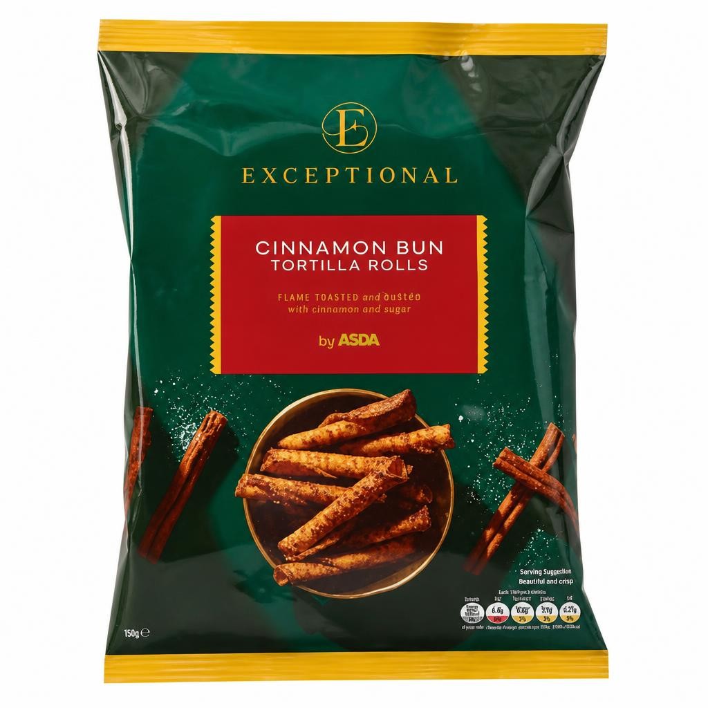 Exceptional by ASDA Exceptional by  Cinnamon Bun Tortilla Rolls 150g