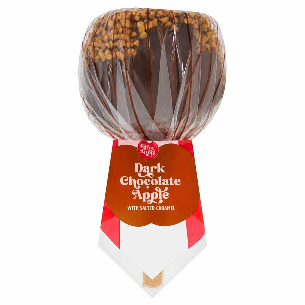 The Toffee Apple Co. Dark Chocolate Apple with Salted Caramel