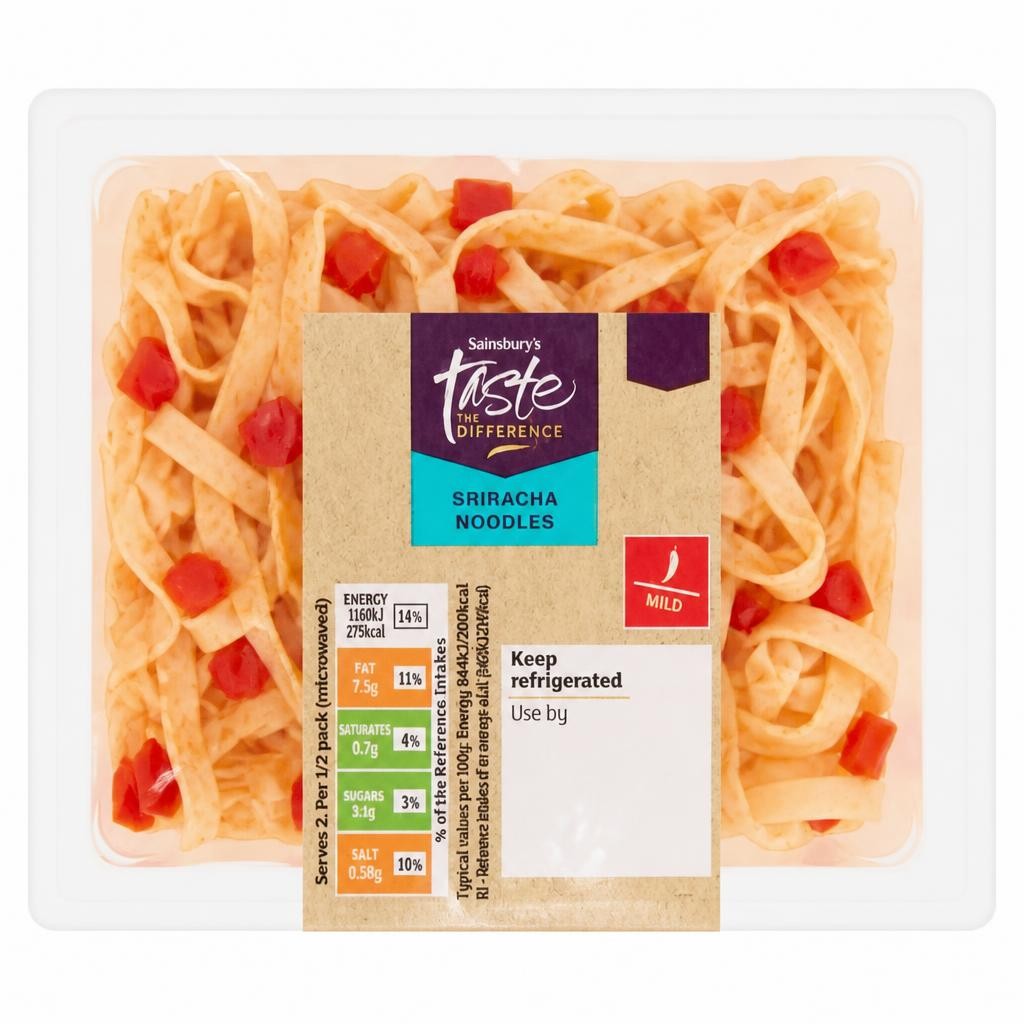 Sainsbury's 275g Sriracha Noodles, Taste the Difference