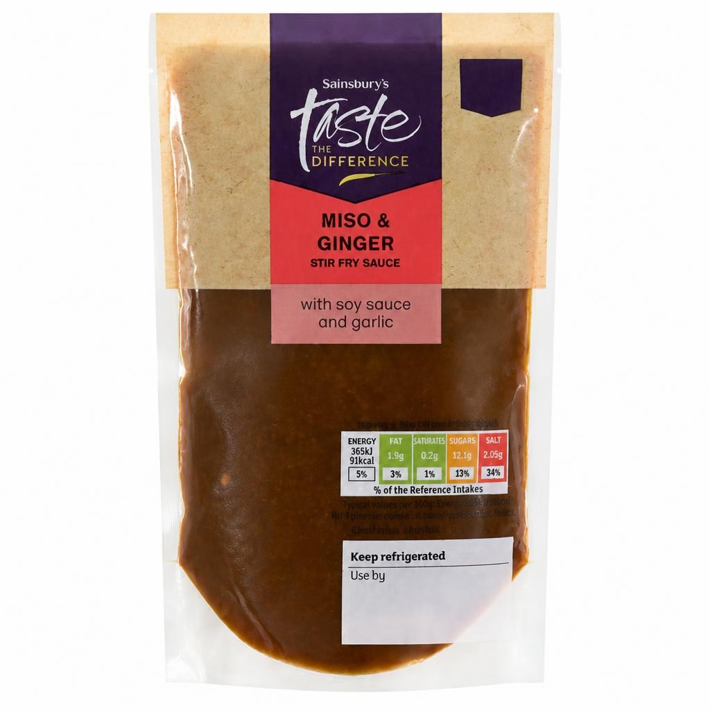 Sainsbury's 175g Miso & Ginger Stir Fry Sauce, Taste the Difference