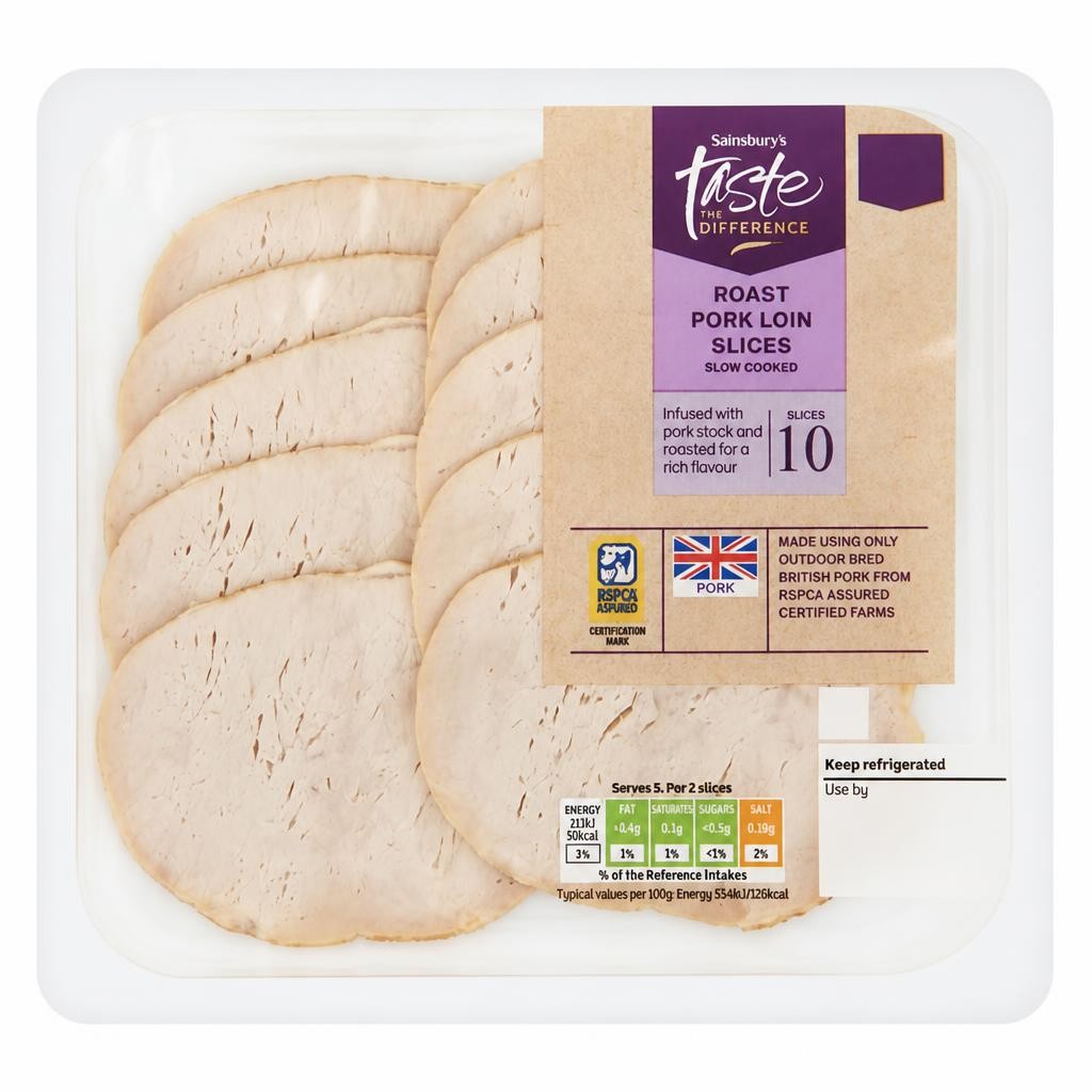 Sainsbury's Roast Pork Loin Slices, Taste the Difference