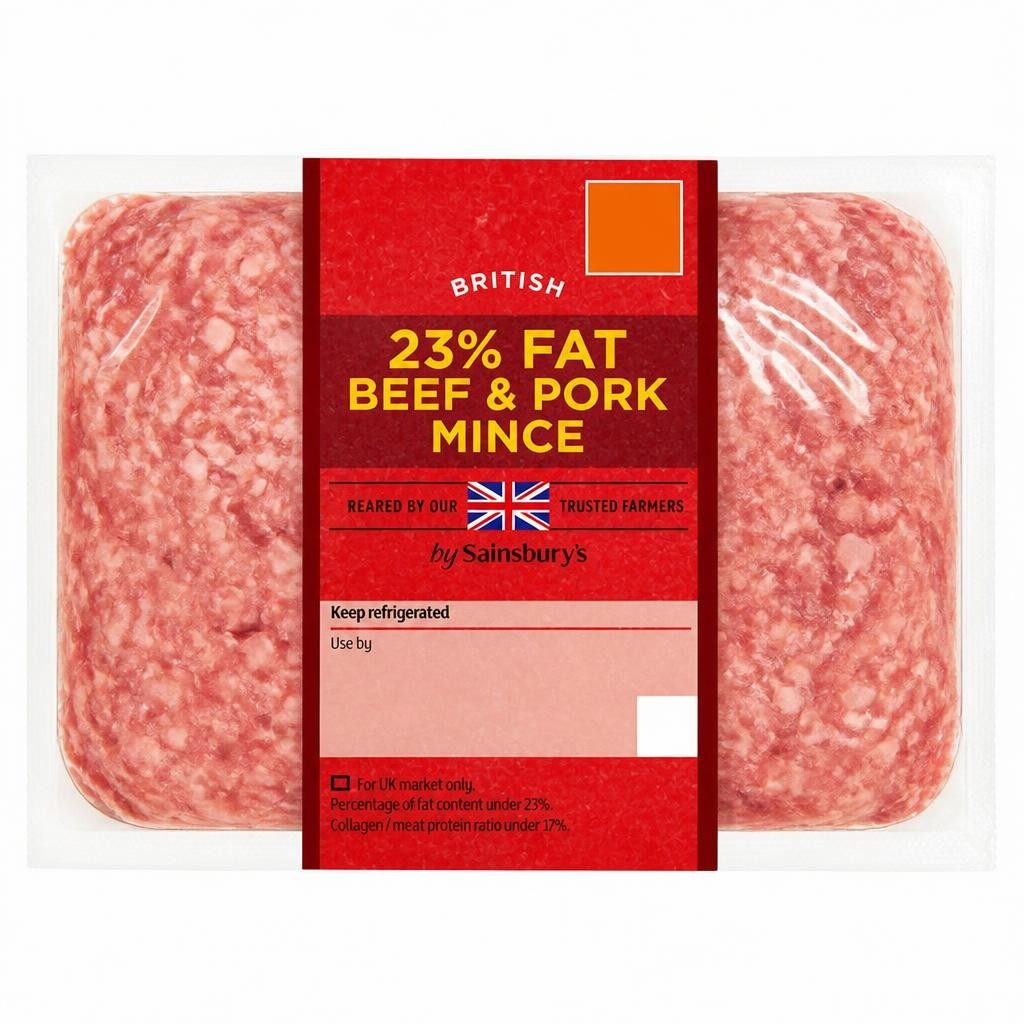 Sainsbury's 500g Beef & Pork Mince