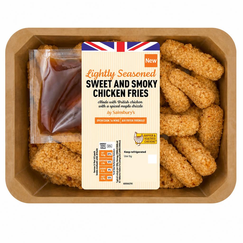 Sainsbury's 360g Smoky Bacon Flavour Fries with Maple