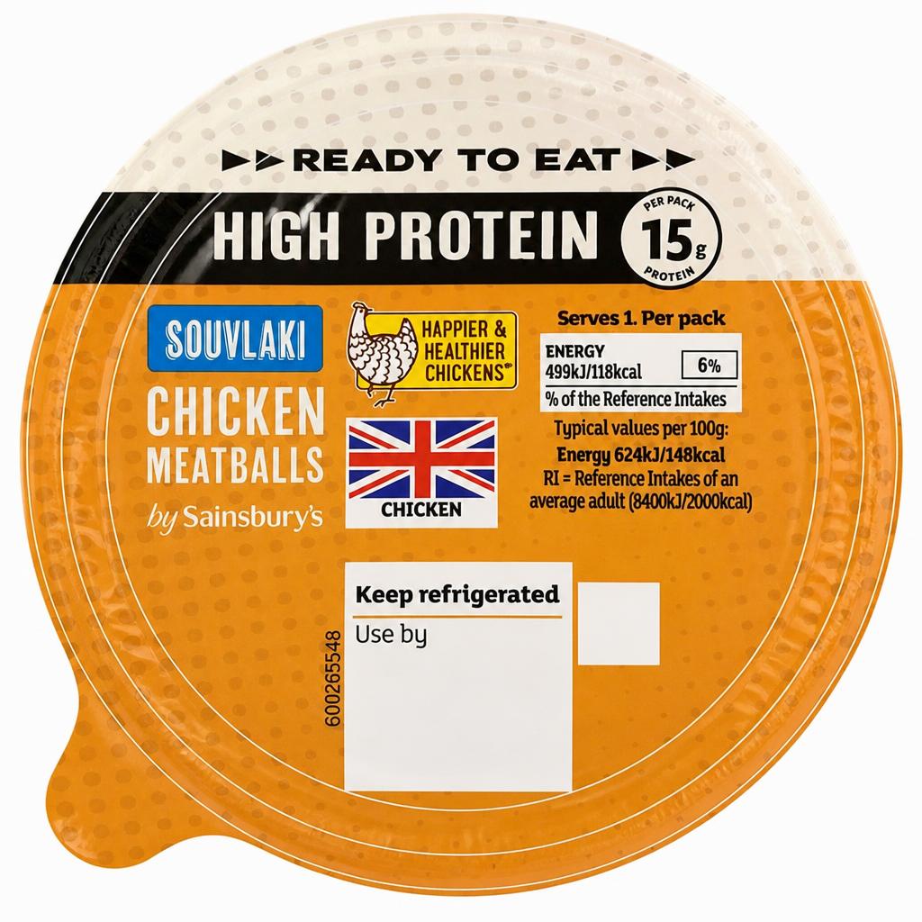 Sainsbury's 80g Souvlaki Meatballs