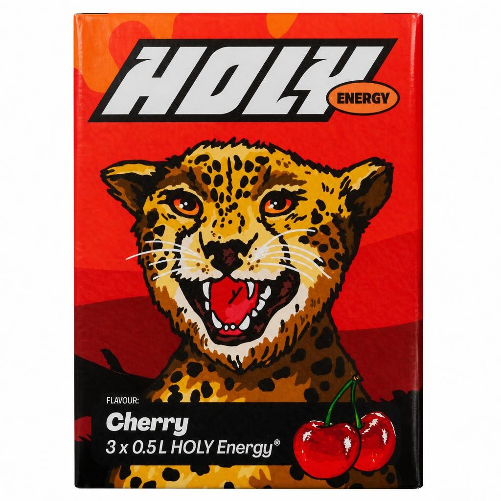 Holy Energy Energy Cherry Flavour 21g (3x7g)