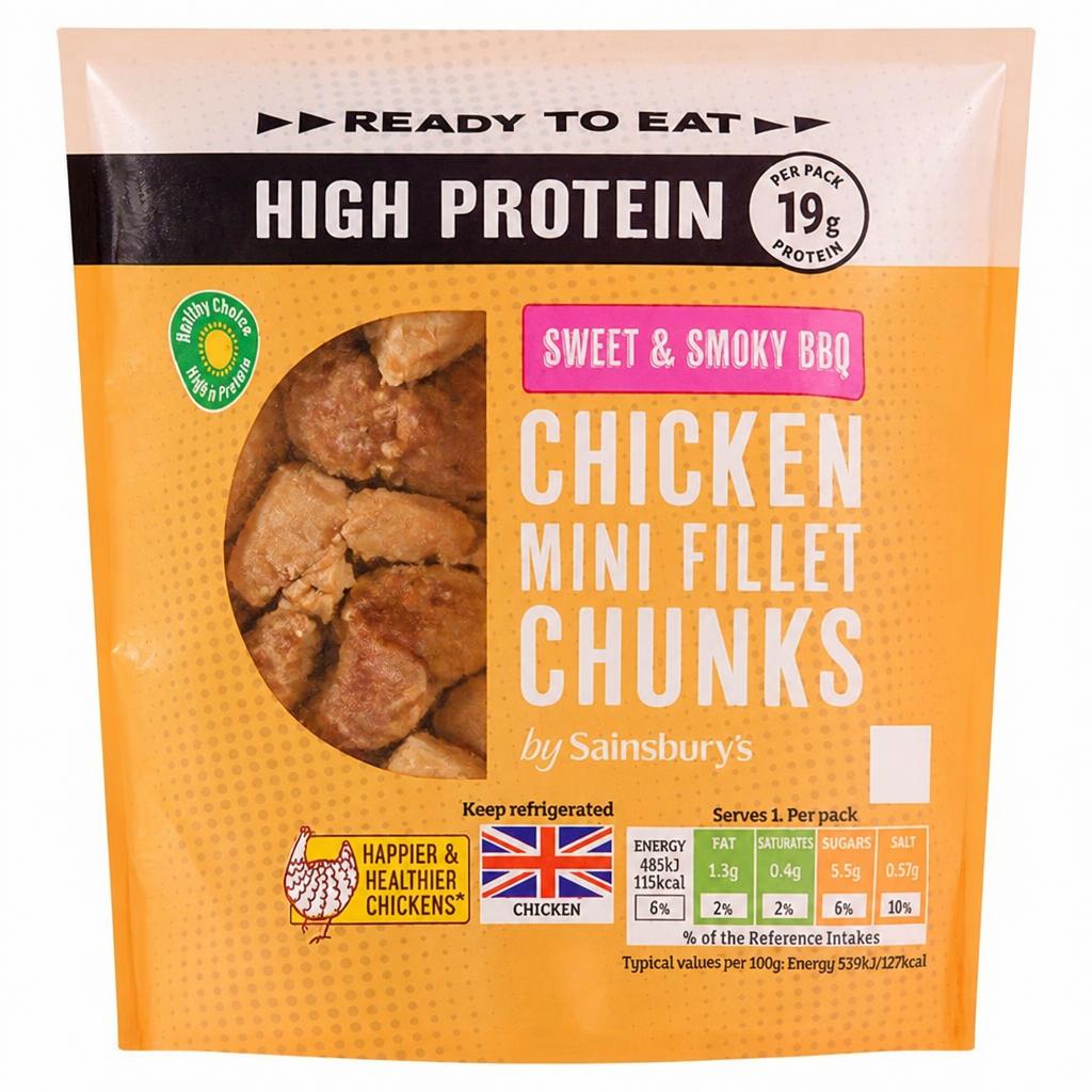 Sainsbury's 90g Ready to Eat Sweet & Smoky Mini Fillet Pieces