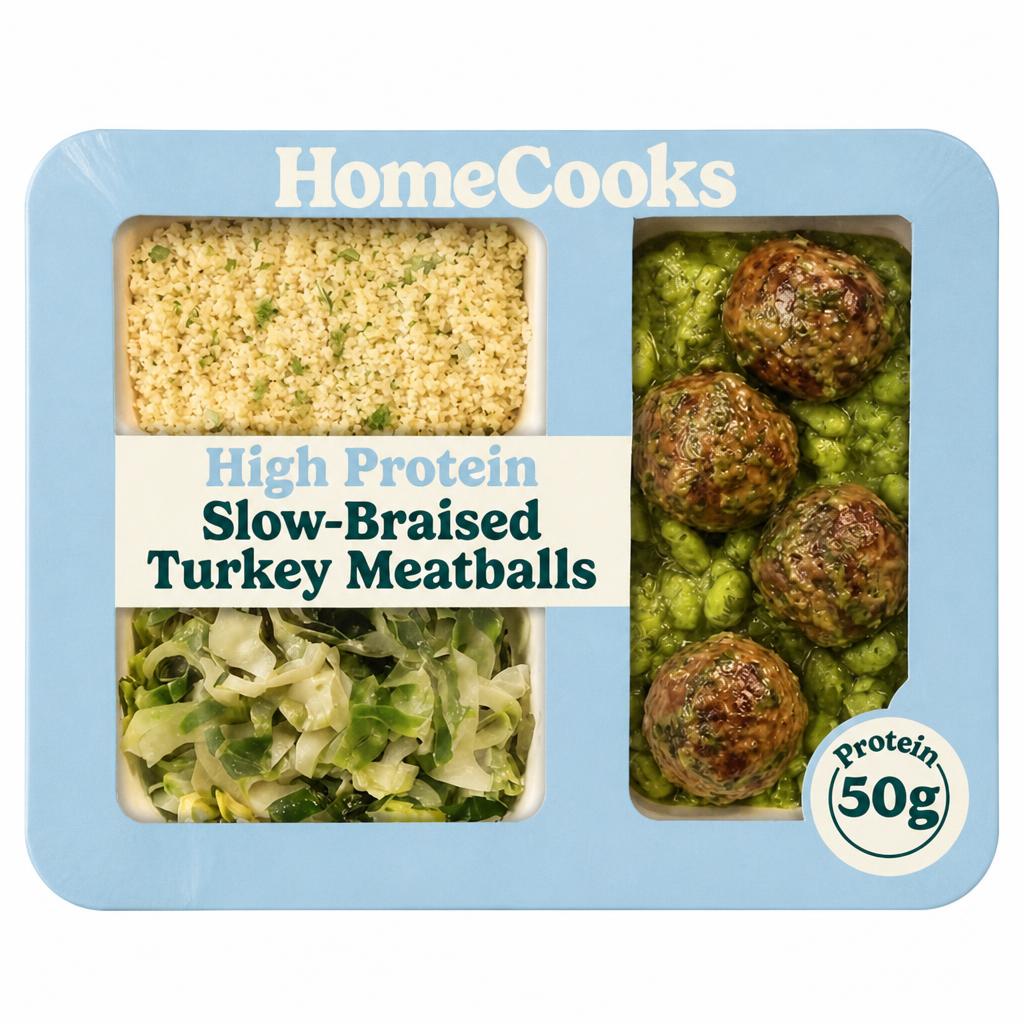 HomeCooks 400g Slow Braised Turkey Meatballs