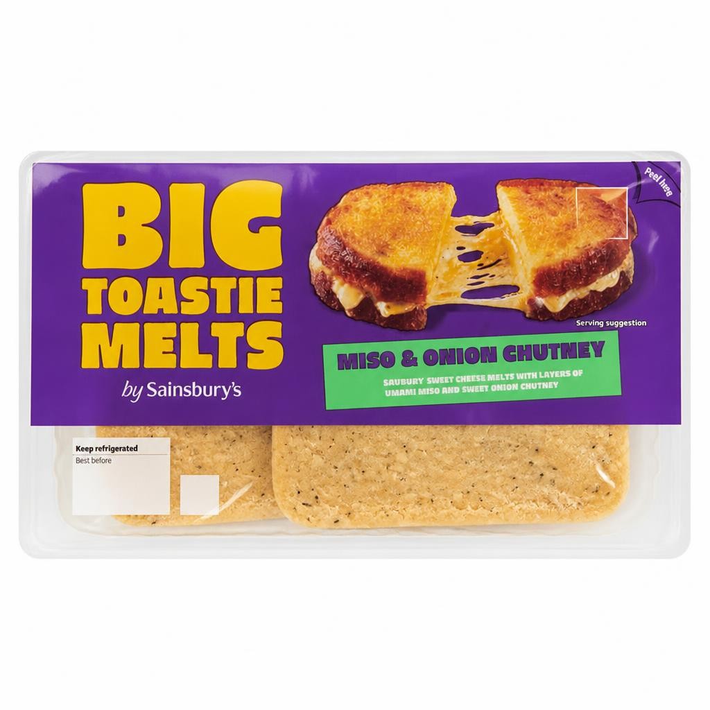 Sainsbury's 2 x Miso Toastie Cheese Slice Melts 140g