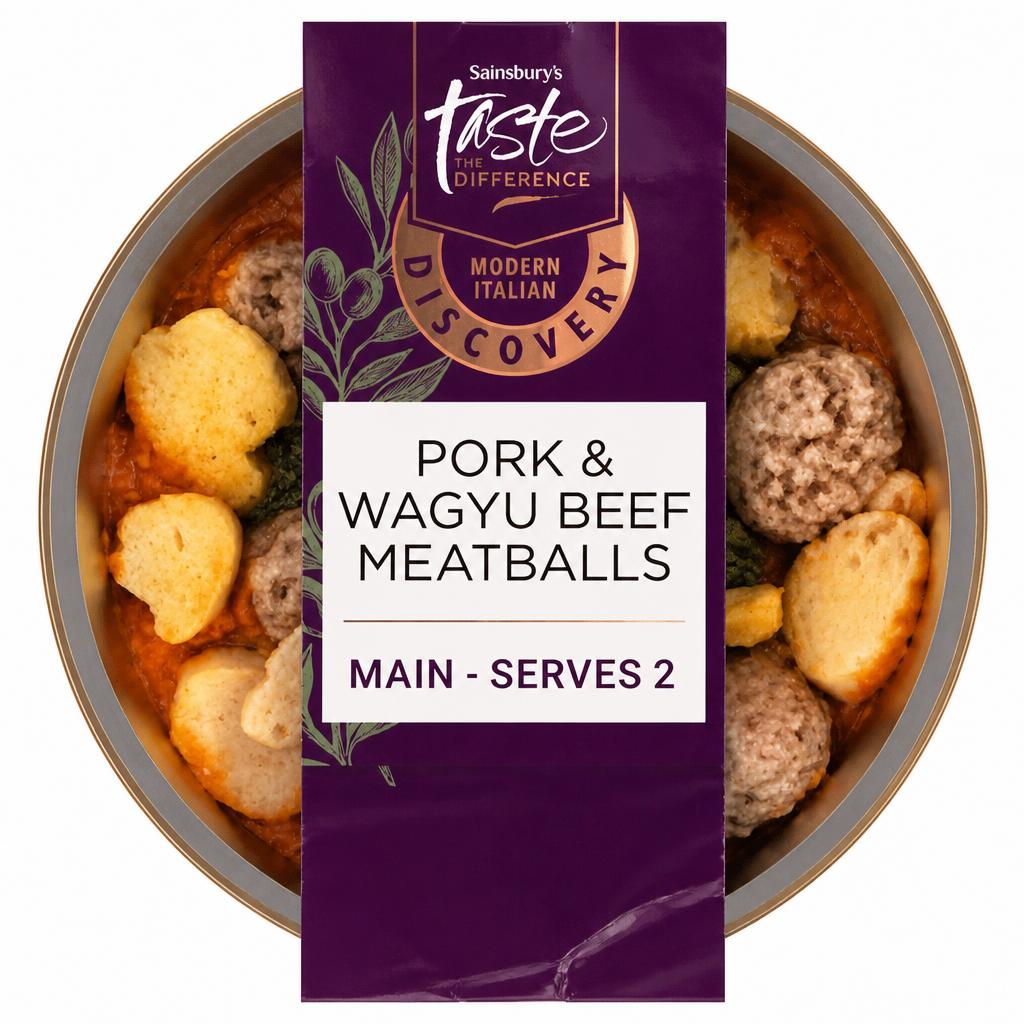 Sainsbury's Discovery 600g Pork & Wagyu Beef Meatballs, Taste the Difference