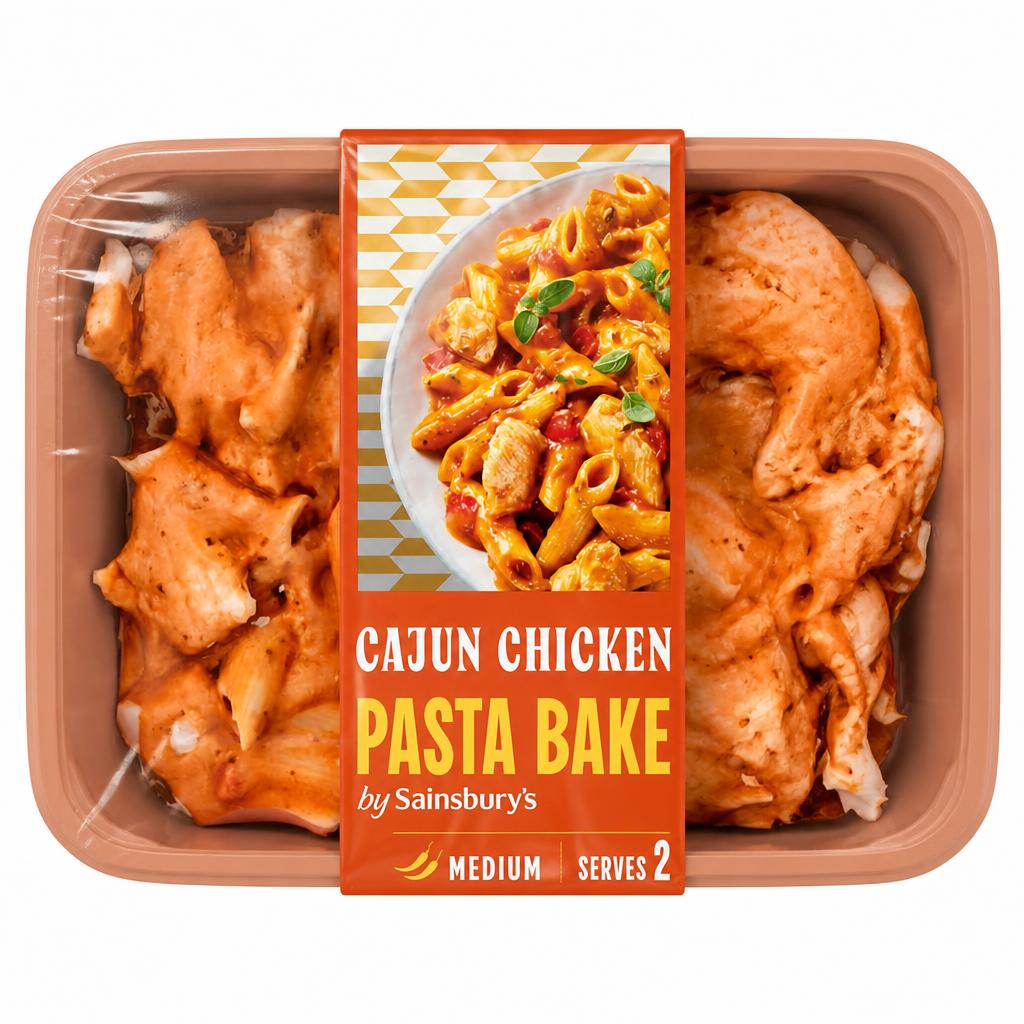 Sainsbury's 750g Cajun Chicken Pasta Bake