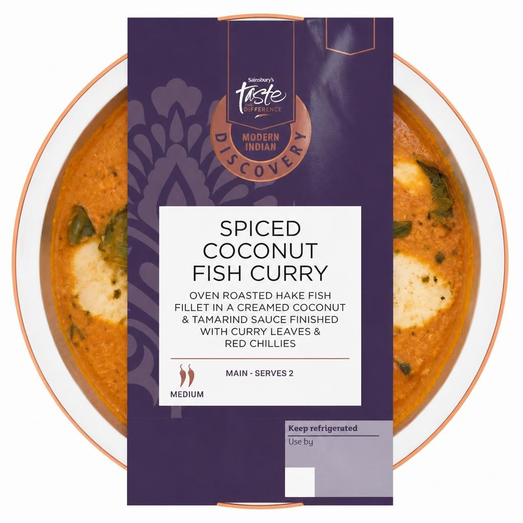 Sainsbury's Discovery 400g Spiced Coconut Fish Curry, Taste the Difference