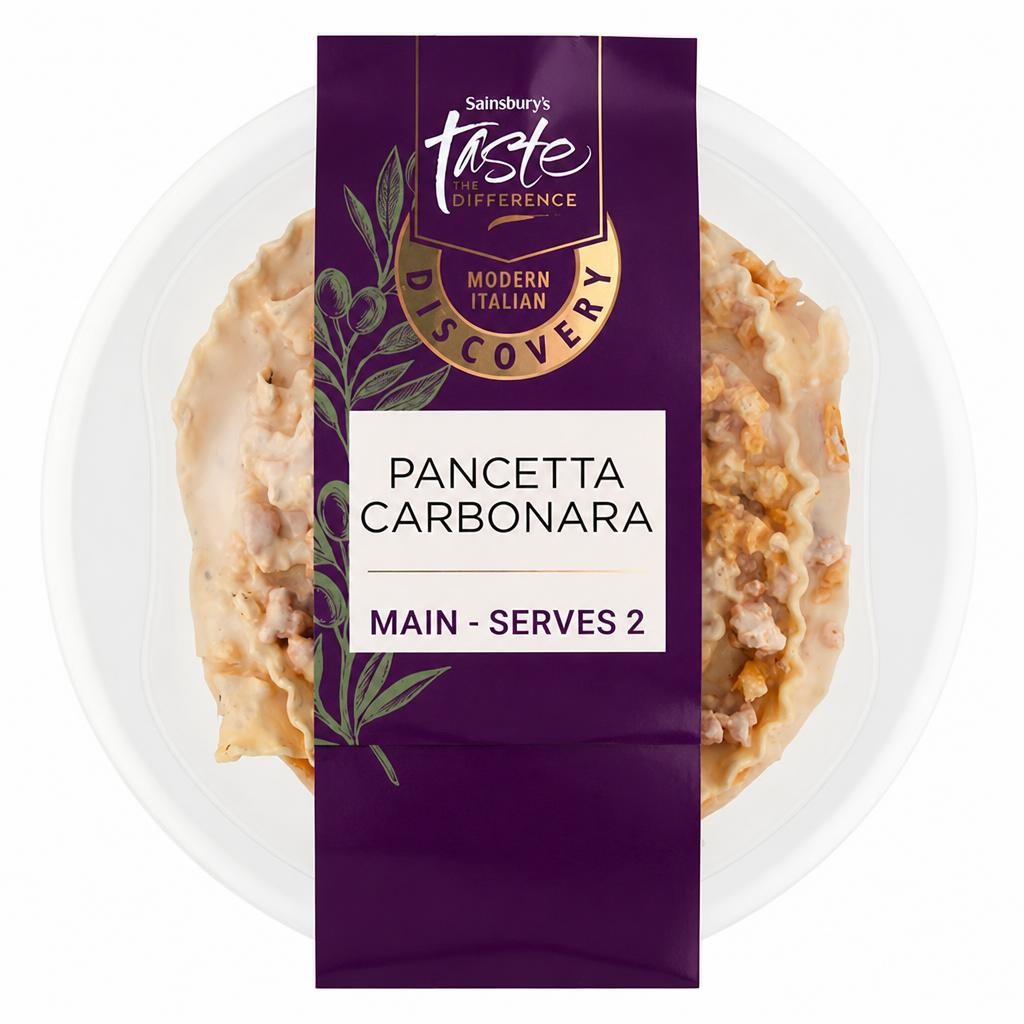 Sainsbury's Discovery 400g Pancetta Carbonara, Taste the Difference