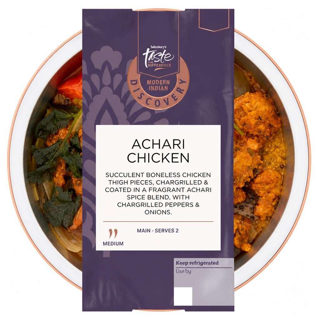 Sainsbury's Discovery 400g Achari Chicken, Taste the Difference