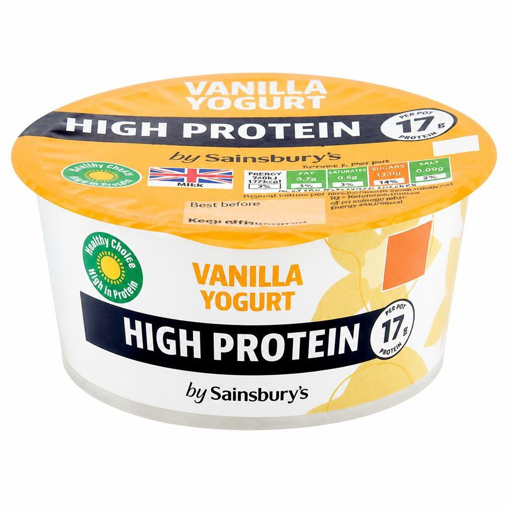 Sainsbury's 160g High Protein Vanilla Yoghurt