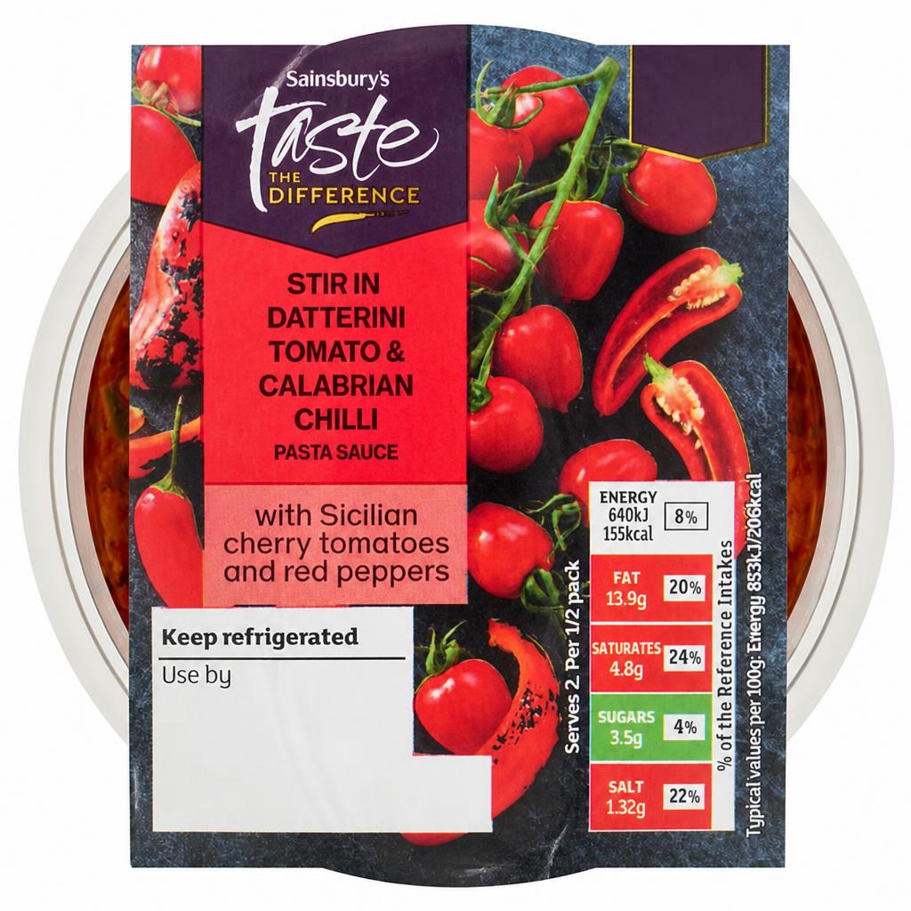 Sainsbury's 150g Stir In Tomato & Chilli Pasta Sauce, Taste the Difference