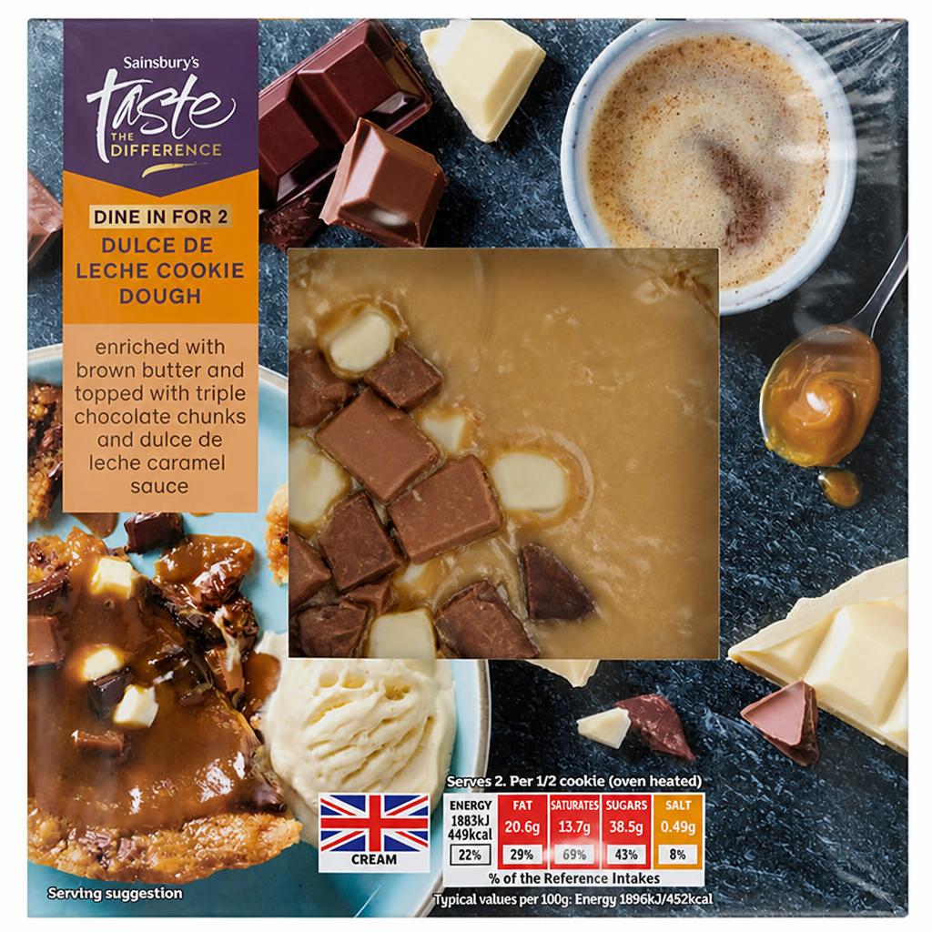 Sainsbury's 200g Dulce De Leche Cookie Dough, Taste the Difference