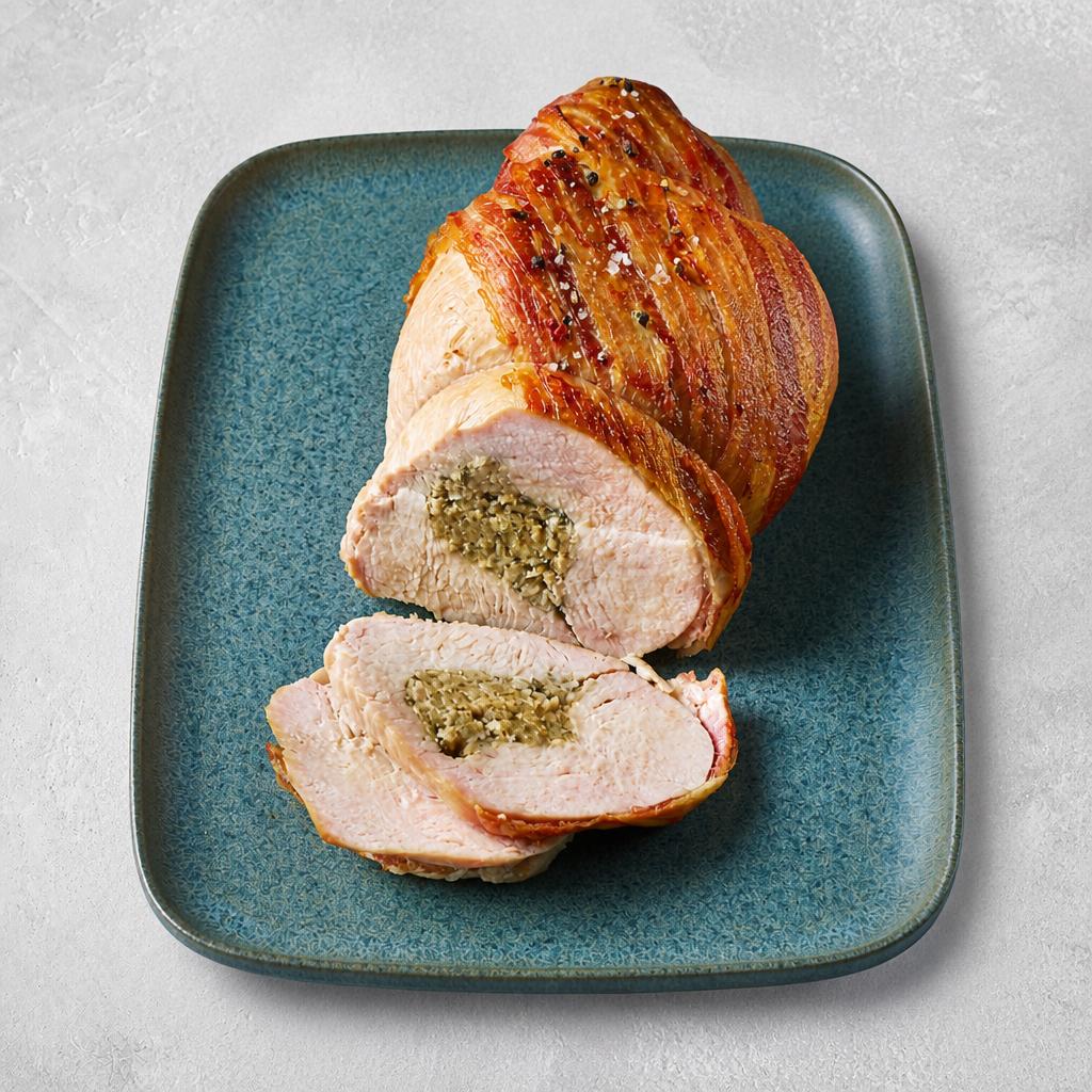 24. Tesco Pork, Sage & Onion Stuffed Turkey Breast Joint 1.17kg (Serves 6)