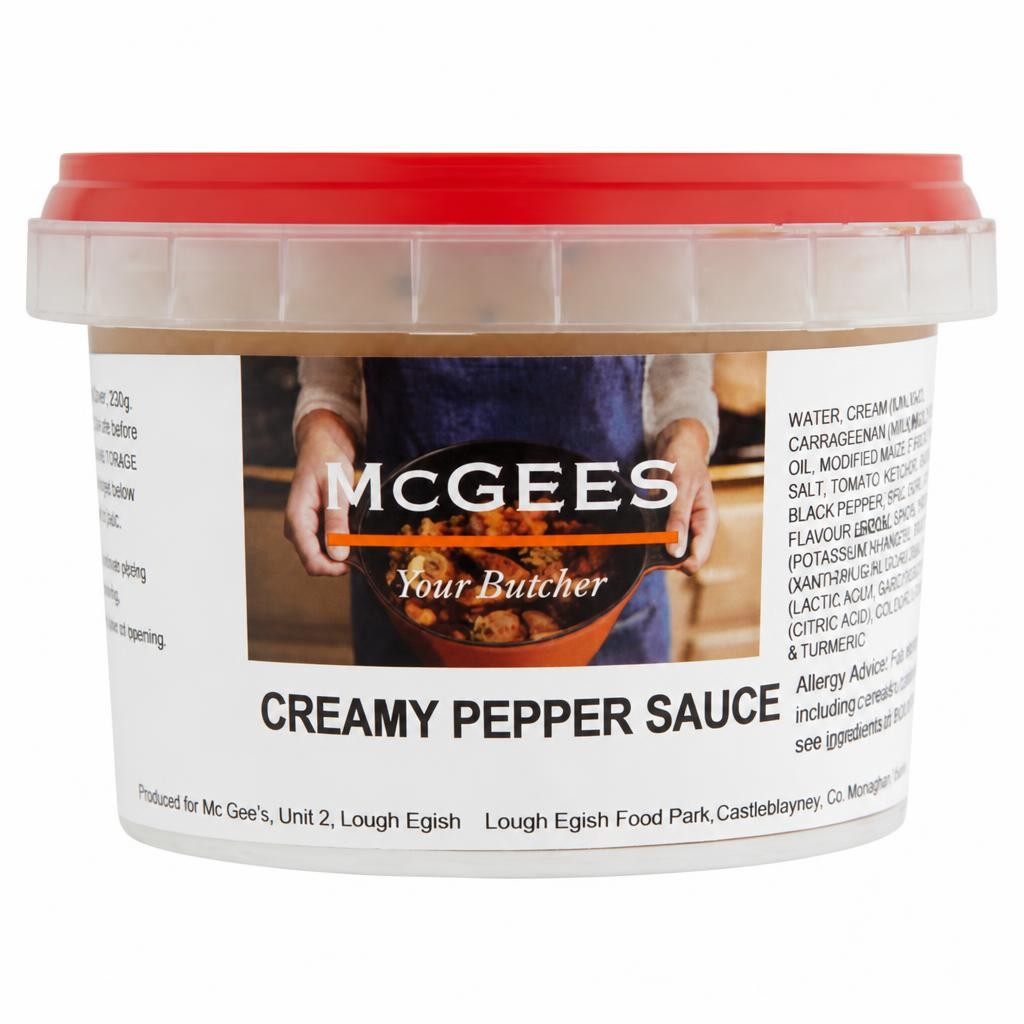 McGees Your Butcher Creamy Pepper Sauce 230g