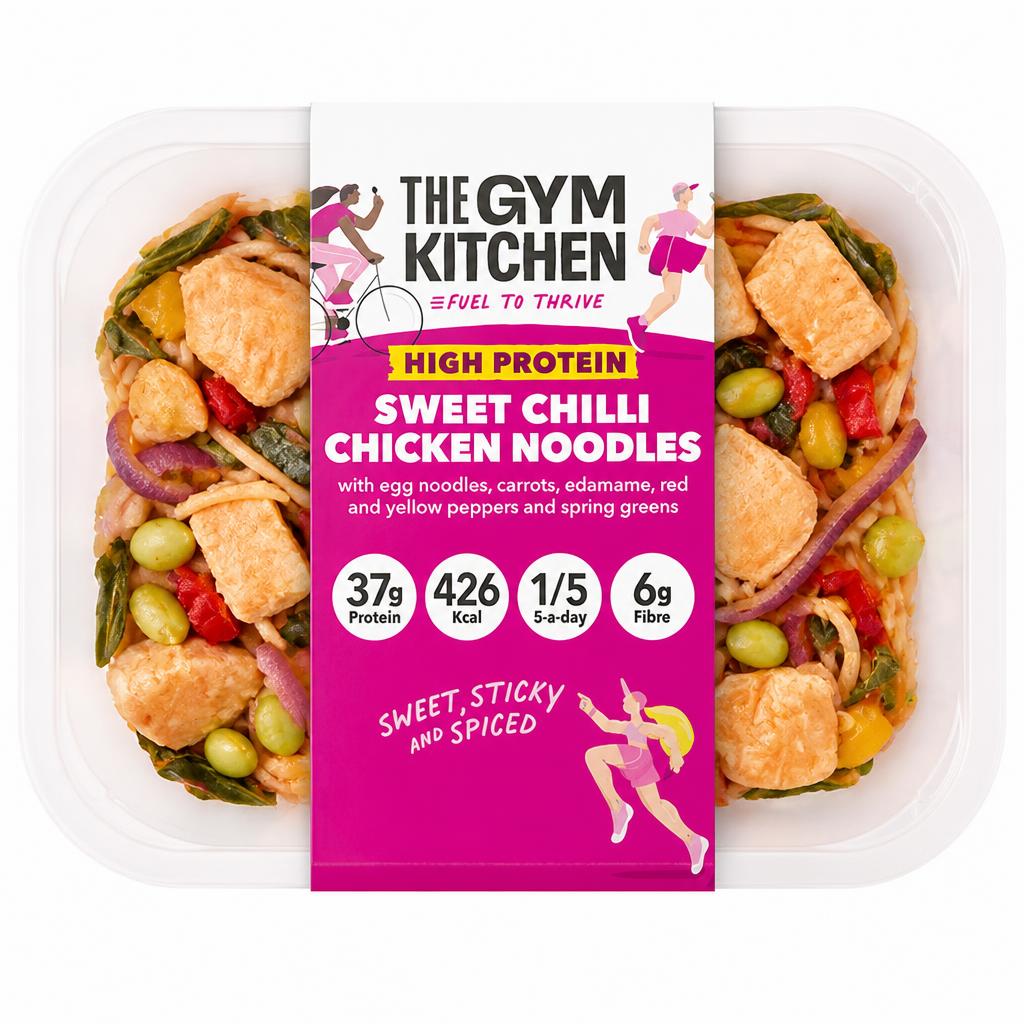 The Gym Kitchen 400g Sweet Chilli Chicken Noodles