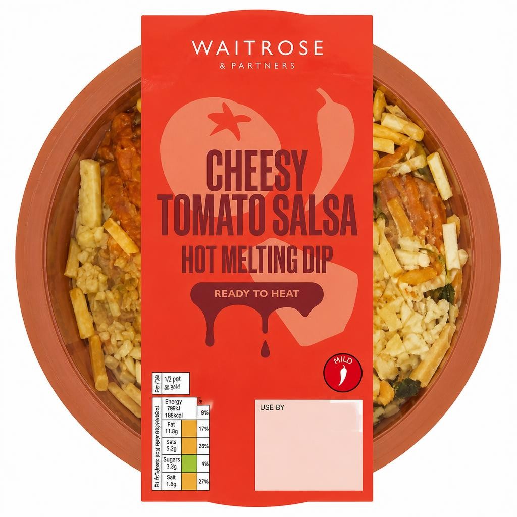 Waitrose Cheesy Tomato Salsa Hot Melting Dip