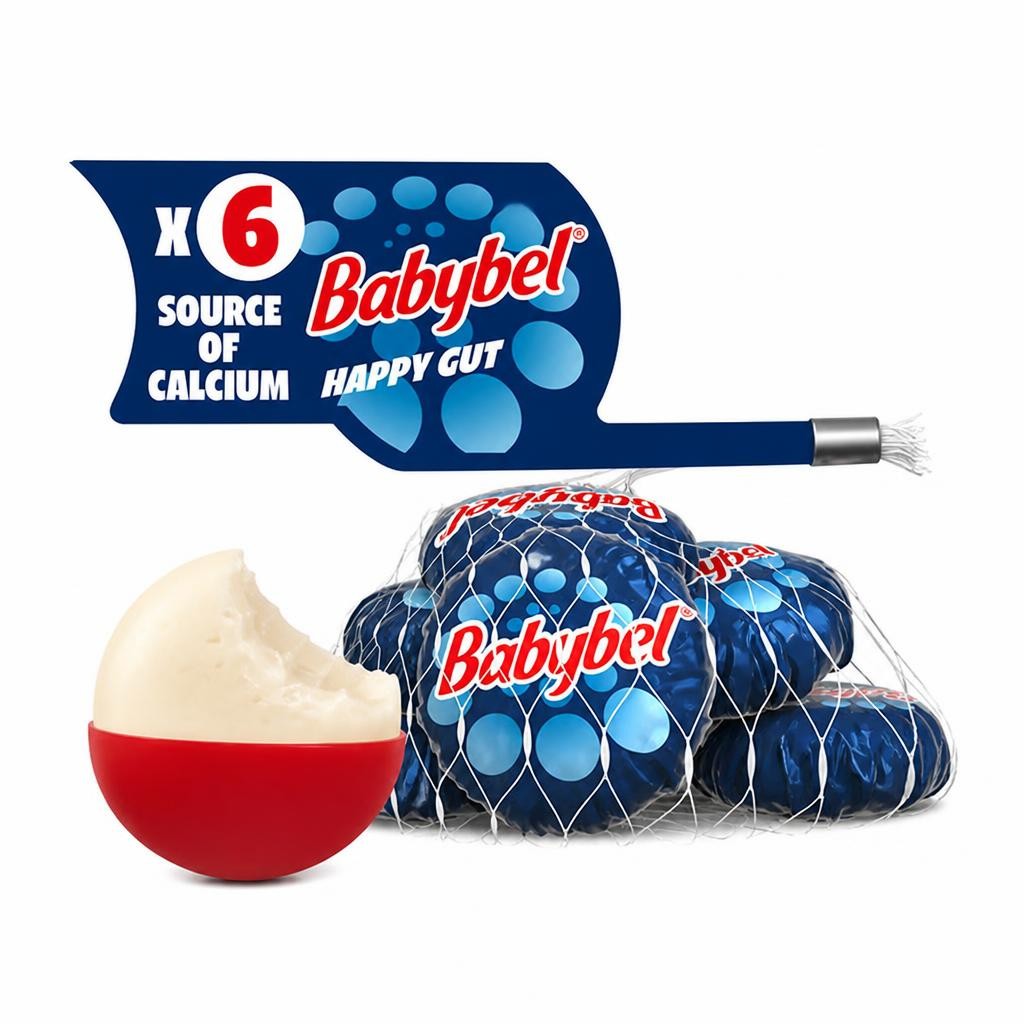 Babybel Mini 6 x 20g Happy Gut Cheese Snacks