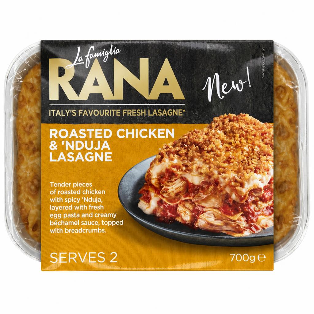La Famiglia Rana 700g Roasted Chicken & 'Nduja Lasagne