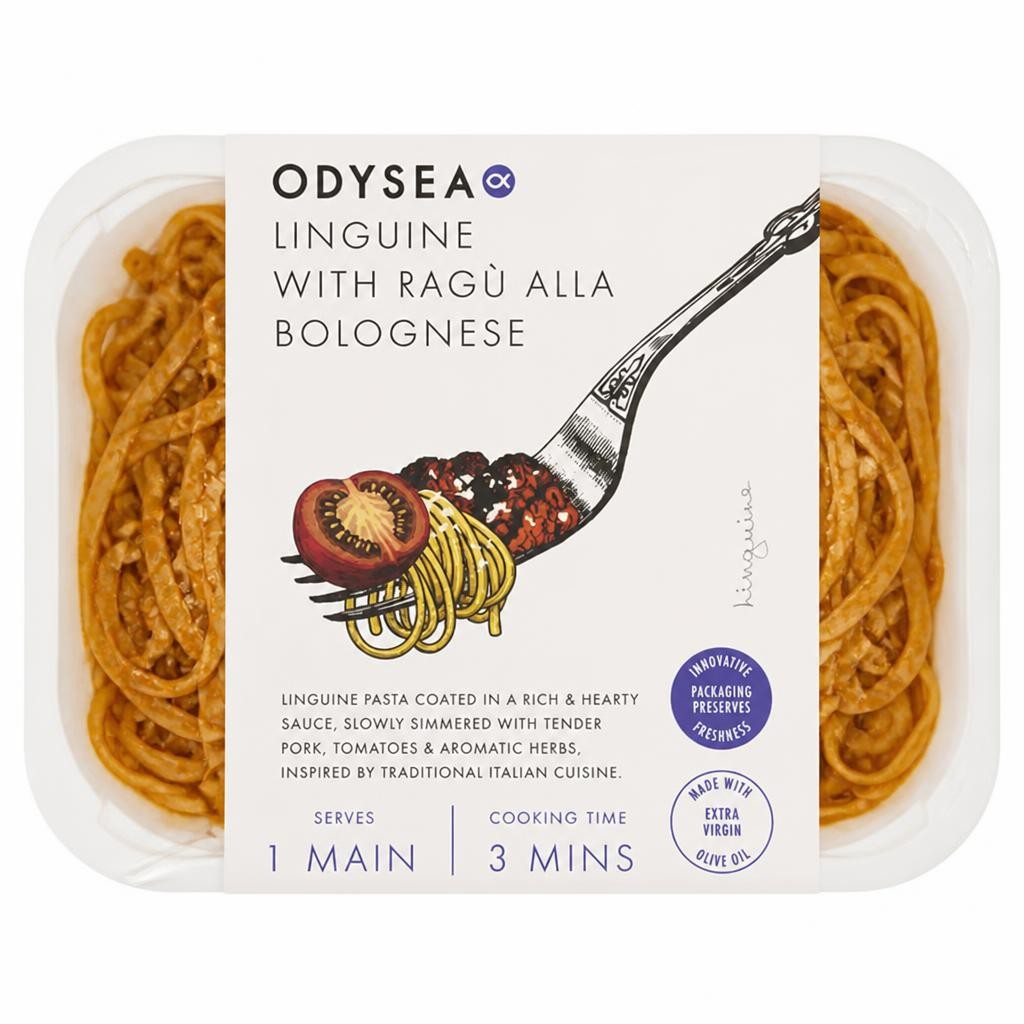 Odysea 400g Ragù Alla Bolognese Linguine Pasta