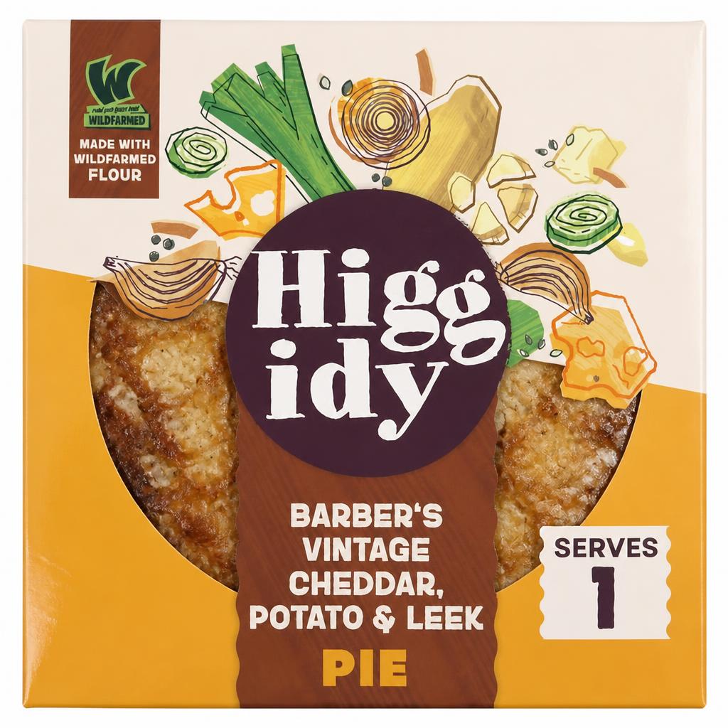 Higgidy 200g Barber's Vintage Cheddar, Potato & Leek Pie