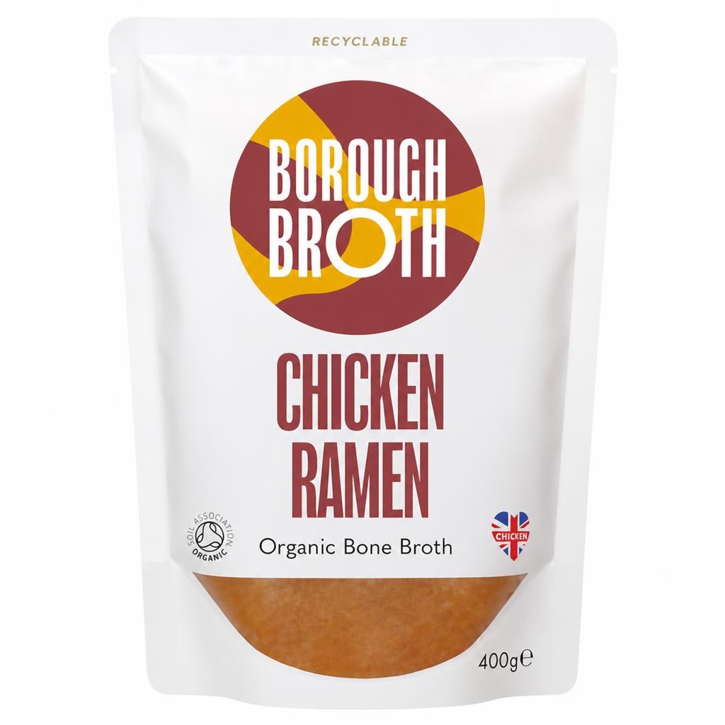 Borough Broth 400g Chicken Ramen Organic Bone Broth Soup