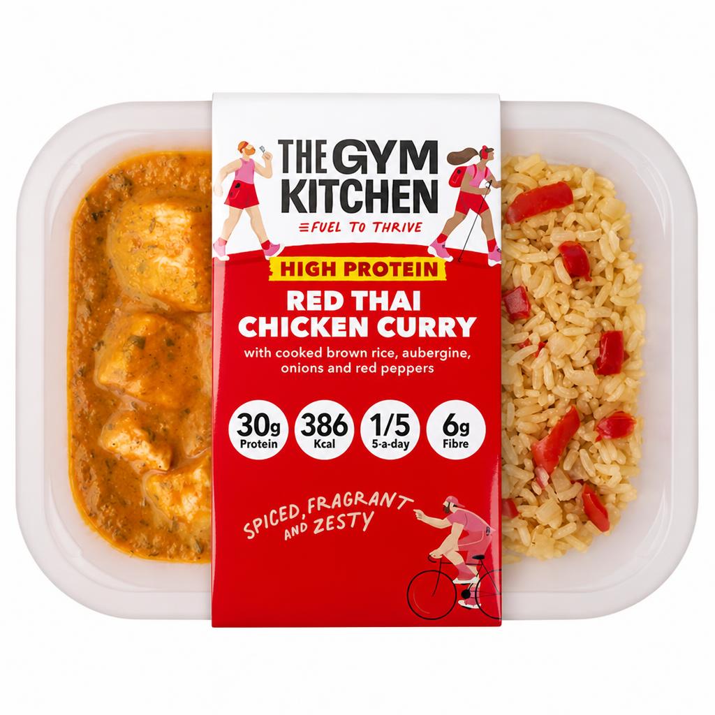 The Gym Kitchen 400g Red Thai Chicken Curry